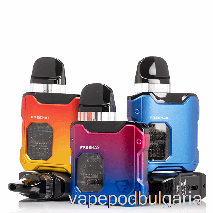 Vape Bulgaria Freemax Galex Nano Pod System циан жълто